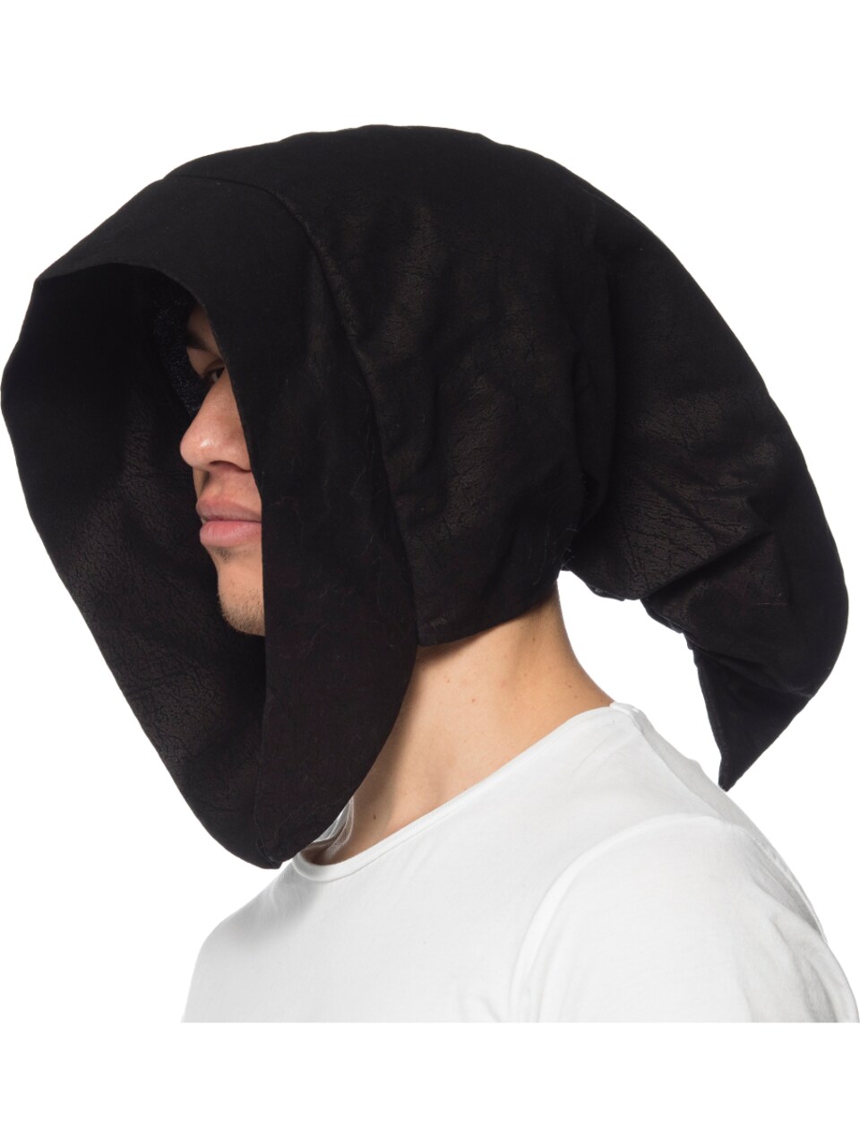 Adults Dark Magician Black Sorcerer Hood Costume Accessory